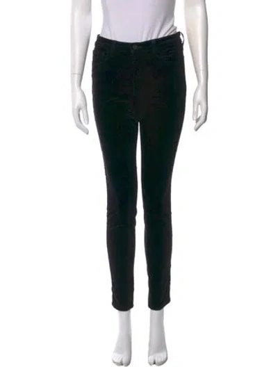 Pre-owned L'agence Skinny Leg Pants In Black
