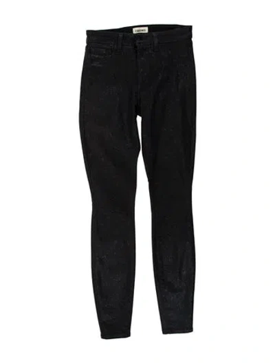 Pre-owned L'agence Skinny Leg Pants In Black