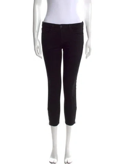 Pre-owned L'agence Skinny Leg Pants In Black