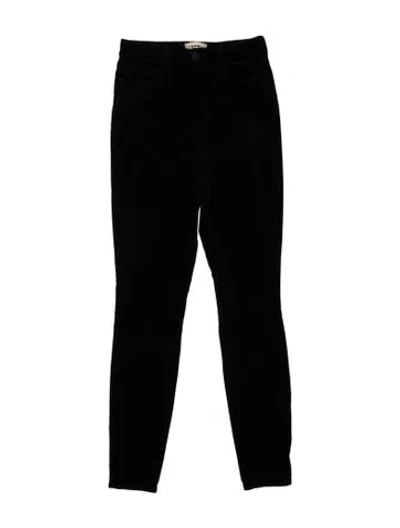 Pre-owned L'agence Skinny Leg Pants In Black