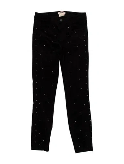 Pre-owned L'agence Skinny Leg Pants In Black