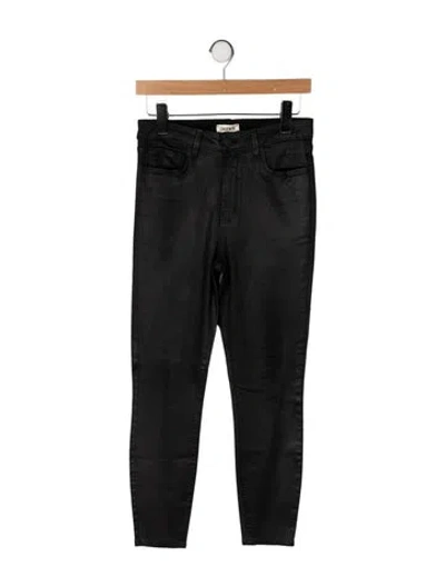 Pre-owned L'agence Skinny Leg Pants In Black