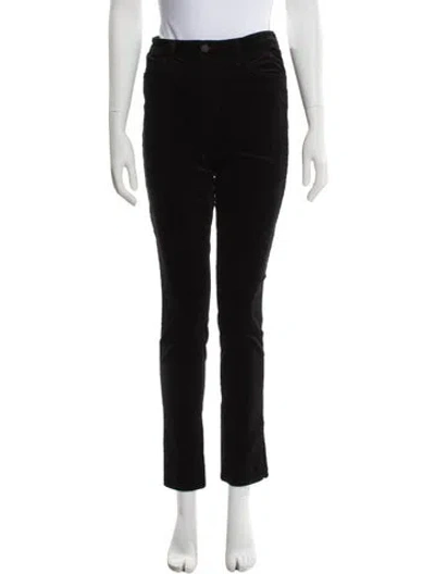 Pre-owned L'agence Skinny Leg Pants In Black