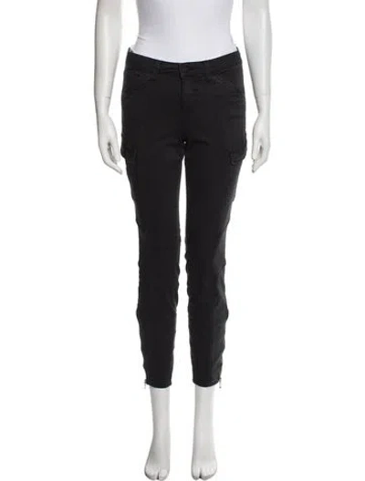 Pre-owned L'agence Skinny Leg Pants In Black