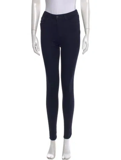 Pre-owned L'agence Skinny Leg Pants In Black