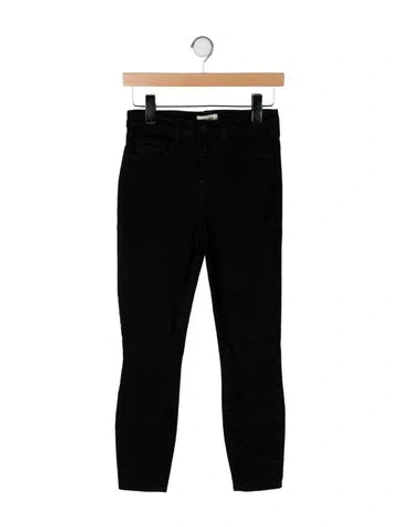 Pre-owned L'agence Skinny Leg Pants In Black