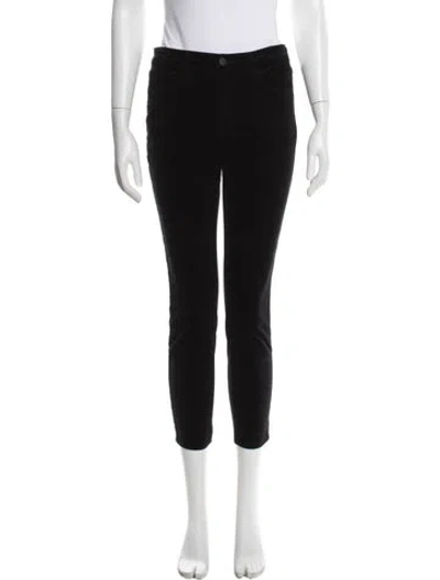 Pre-owned L'agence Skinny Leg Pants In Black