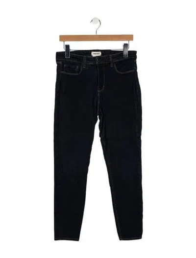 Pre-owned L'agence Skinny Leg Pants In Black