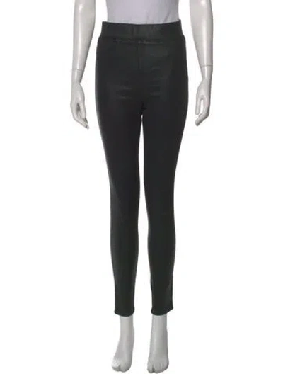 Pre-owned L'agence Skinny Leg Pants In Black