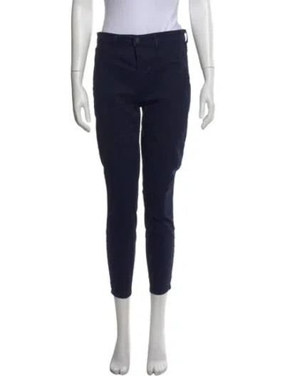 Pre-owned L'agence Skinny Leg Pants In Black