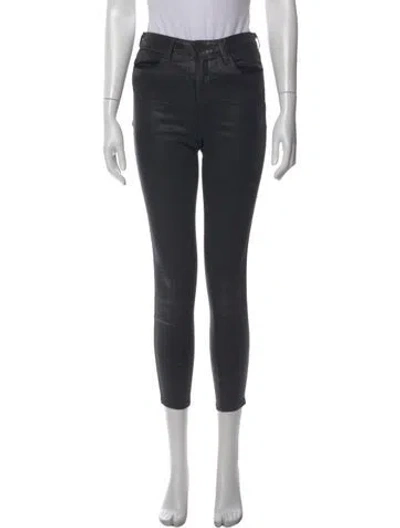 Pre-owned L'agence Skinny Leg Pants In Black