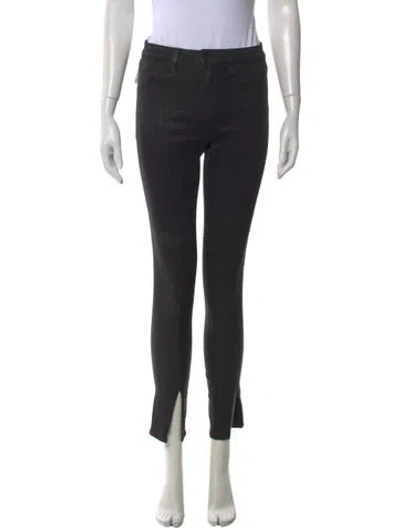 Pre-owned L'agence Skinny Leg Pants In Black