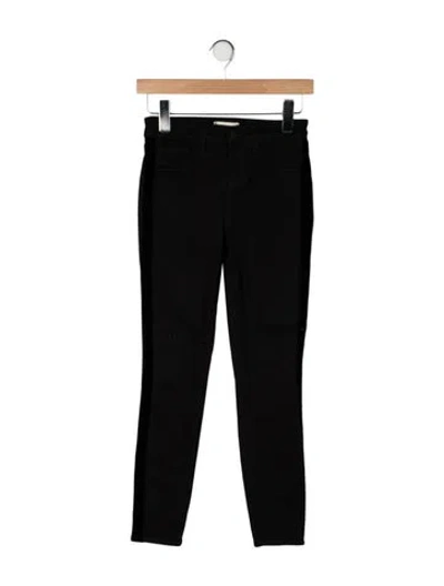 Pre-owned L'agence Skinny Leg Pants In Black