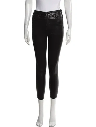 Pre-owned L'agence Skinny Leg Pants In Black