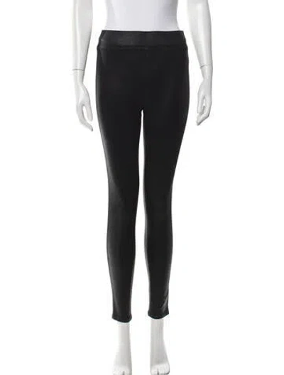 Pre-owned L'agence Skinny Leg Pants In Black