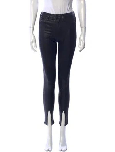 Pre-owned L'agence Skinny Leg Pants In Black