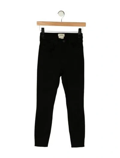 Pre-owned L'agence Skinny Leg Pants In Black