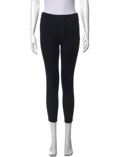 Pre-owned L'agence Skinny Leg Pants In Black