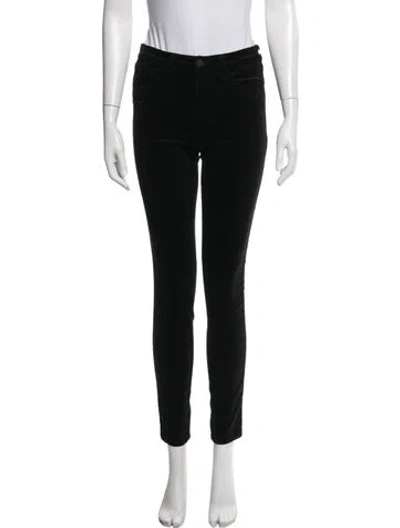 Pre-owned L'agence Skinny Leg Pants In Black