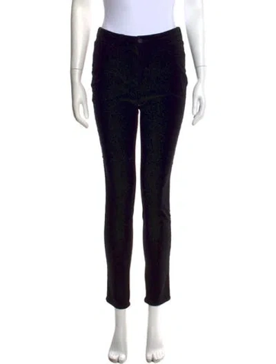 Pre-owned L'agence Skinny Leg Pants In Black