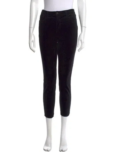 Pre-owned L'agence Skinny Leg Pants In Black