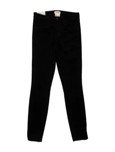 Pre-owned L'agence Skinny Leg Pants In Black