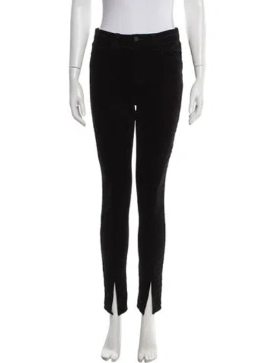 Pre-owned L'agence Skinny Leg Pants In Black