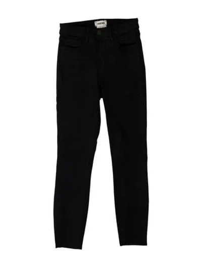 Pre-owned L'agence Skinny Leg Pants In Black