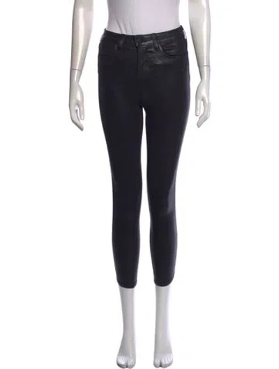 Pre-owned L'agence Skinny Leg Pants In Black