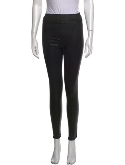 Pre-owned L'agence Skinny Leg Pants In Black