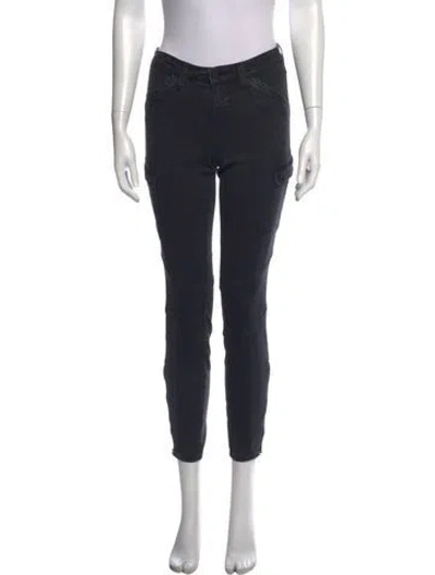 Pre-owned L'agence Skinny Leg Pants In Black