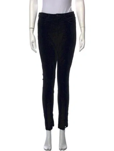 Pre-owned L'agence Skinny Leg Pants In Black
