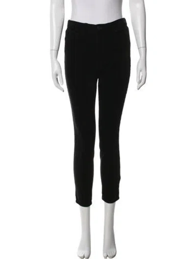 Pre-owned L'agence Skinny Leg Pants In Black