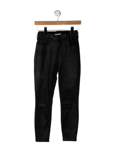 Pre-owned L'agence Skinny Leg Pants In Black
