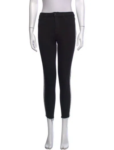 Pre-owned L'agence Skinny Leg Pants In Black