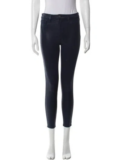 Pre-owned L'agence Skinny Leg Pants In Blue