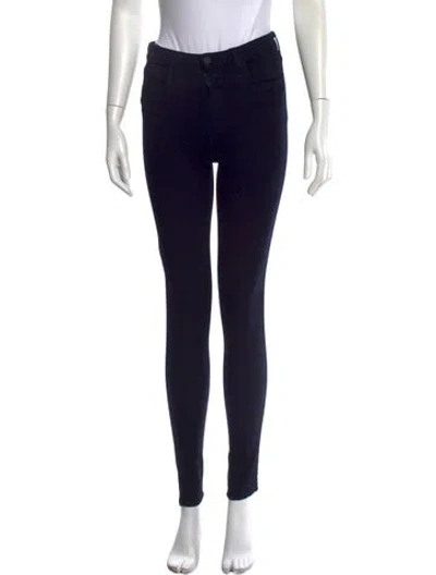 Pre-owned L'agence Skinny Leg Pants In Blue