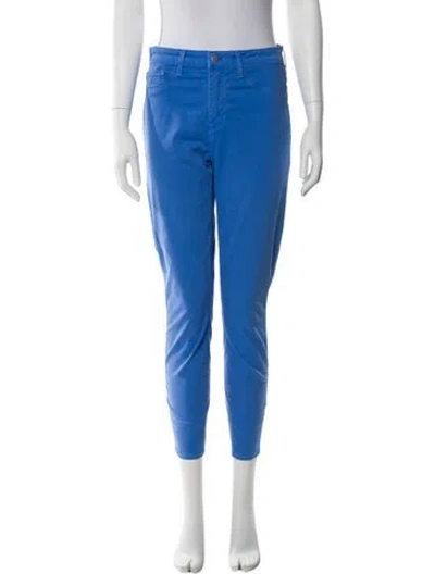 Pre-owned L'agence Skinny Leg Pants In Blue