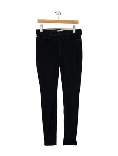 Pre-owned L'agence Skinny Leg Pants In Blue