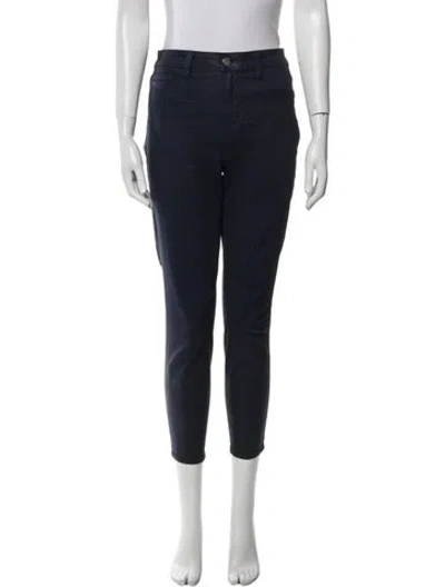 Pre-owned L'agence Skinny Leg Pants In Blue