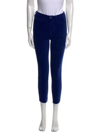 Pre-owned L'agence Skinny Leg Pants In Blue