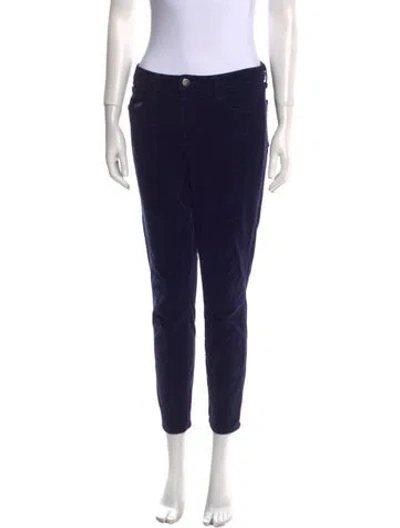 Pre-owned L'agence Skinny Leg Pants In Blue