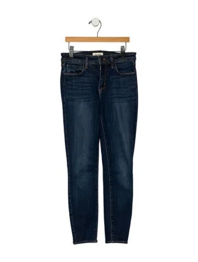 Pre-owned L'agence Skinny Leg Pants In Blue