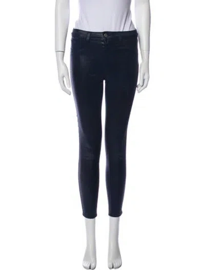 Pre-owned L'agence Skinny Leg Pants In Blue