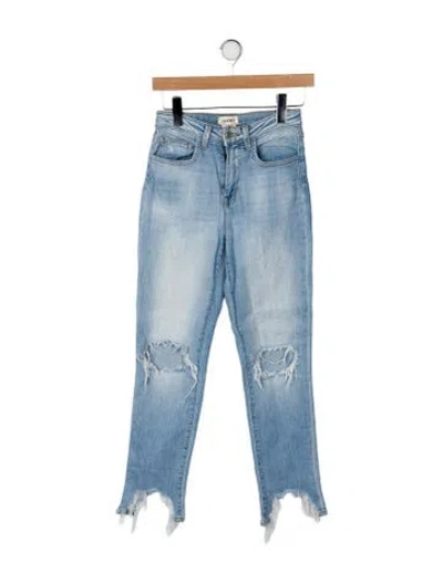 Pre-owned L'agence Skinny Leg Pants In Blue
