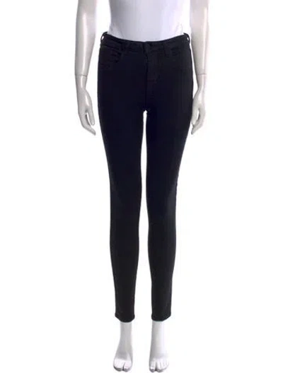 Pre-owned L'agence Skinny Leg Pants In Blue