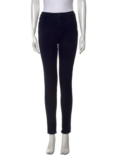Pre-owned L'agence Skinny Leg Pants In Blue