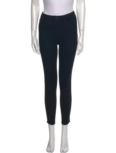 Pre-owned L'agence Skinny Leg Pants In Blue