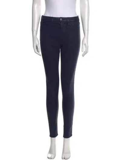 Pre-owned L'agence Skinny Leg Pants In Blue