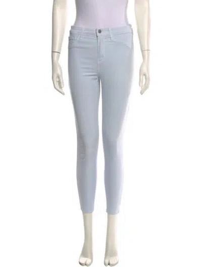 Pre-owned L'agence Skinny Leg Pants In Blue